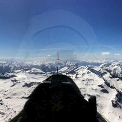 Flugwegposition um 12:16:17: Aufgenommen in der Nähe von Gemeinde Trebesing, Österreich in 3199 Meter